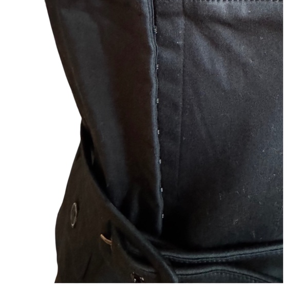 Chic Black & White Layered Shirt Vest Belted Top - Picture 9 of 9